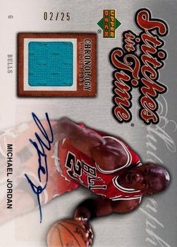 2006-07 Upper Deck Chronology - Stitches in Time Autographs #SITS-JO Michael Jordan Front