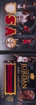 2008-09 Upper Deck Exquisite Collection - Hinged Cards #MJ10 Michael Jordan USA Front