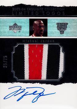 2003-04 Upper Deck Exquisite Collection - Limited Logos #LL-MJ Michael Jordan Front