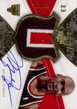 2008-09 Upper Deck Exquisite Collection - Noble Nameplates #NA-MJ Michael Jordan Front