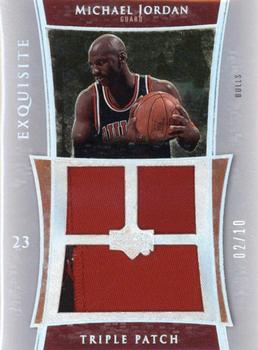 2004-05 Upper Deck Exquisite Collection - Patches Triple #E3P-MJ2 Michael Jordan Front