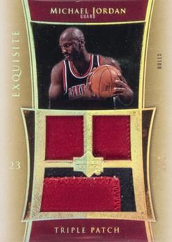 2004-05 Upper Deck Exquisite Collection - Patches Triple Parallel #E3P-MJ2 Michael Jordan Front