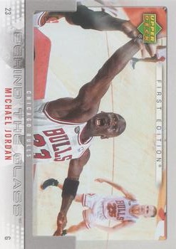 2007-08 Upper Deck First Edition - Behind the Glass #BG-MJ Michael Jordan Front