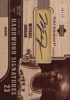 2005-06 Upper Deck Hardcourt - Hardwood Signatures #HW-MJ Michael Jordan Front