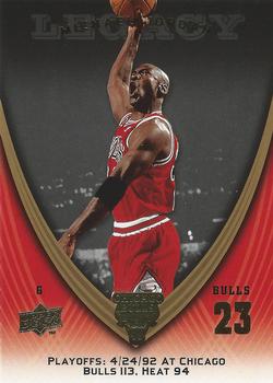 2008-09 Upper Deck Michael Jordan Legacy Collection #1001 Michael Jordan - Game 1001 Front