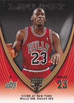 2008-09 Upper Deck Michael Jordan Legacy Collection #101 Michael Jordan - Game 101 Front
