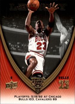2008-09 Upper Deck Michael Jordan Legacy Collection #1011 Michael Jordan - Game 1011 Front