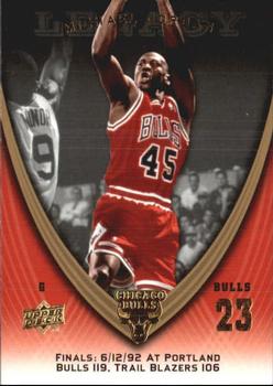 2008-09 Upper Deck Michael Jordan Legacy Collection #1021 Michael Jordan - Game 1021 Front