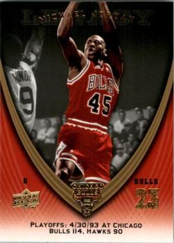 2008-09 Upper Deck Michael Jordan Legacy Collection #1023 Michael Jordan - Game 1023 Front