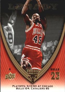 2008-09 Upper Deck Michael Jordan Legacy Collection #1027 Michael Jordan - Game 1027 Front