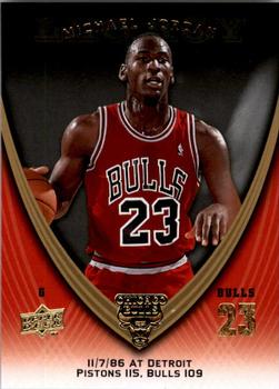 2008-09 Upper Deck Michael Jordan Legacy Collection #104 Michael Jordan - Game 104 Front