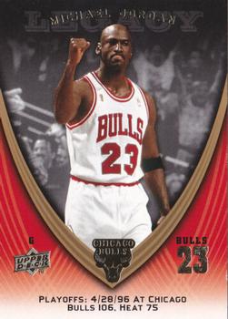 2008-09 Upper Deck Michael Jordan Legacy Collection #1050 Michael Jordan - Game 1050 Front