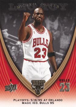 2008-09 Upper Deck Michael Jordan Legacy Collection #1053 Michael Jordan - Game 1053 Front