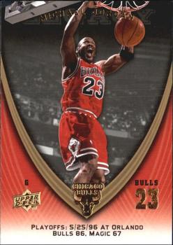 2008-09 Upper Deck Michael Jordan Legacy Collection #1062 Michael Jordan - Game 1062 Front