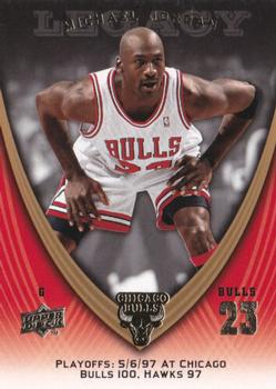 2008-09 Upper Deck Michael Jordan Legacy Collection #1073 Michael Jordan - Game 1073 Front