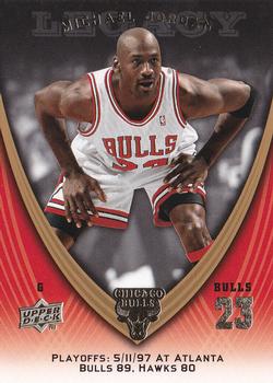 2008-09 Upper Deck Michael Jordan Legacy Collection #1076 Michael Jordan - Game 1076 Front