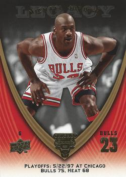 2008-09 Upper Deck Michael Jordan Legacy Collection #1079 Michael Jordan - Game 1079 Front