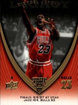 2008-09 Upper Deck Michael Jordan Legacy Collection #1085 Michael Jordan - Game 1085 Front