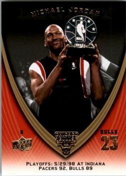 2008-09 Upper Deck Michael Jordan Legacy Collection #1102 Michael Jordan - Game 1102 Front
