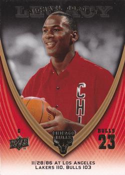 2008-09 Upper Deck Michael Jordan Legacy Collection #112 Michael Jordan - Game 112 Front