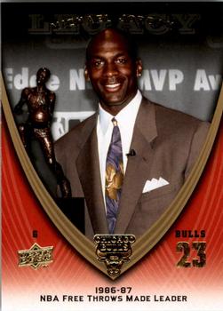 2008-09 Upper Deck Michael Jordan Legacy Collection #1131 Michael Jordan - Game 1131 Front