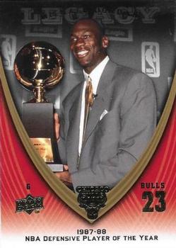 2008-09 Upper Deck Michael Jordan Legacy Collection #1138 Michael Jordan - Game 1138 Front