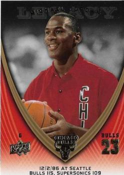 2008-09 Upper Deck Michael Jordan Legacy Collection #114 Michael Jordan - Game 114 Front