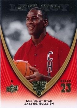 2008-09 Upper Deck Michael Jordan Legacy Collection #115 Michael Jordan - Game 115 Front