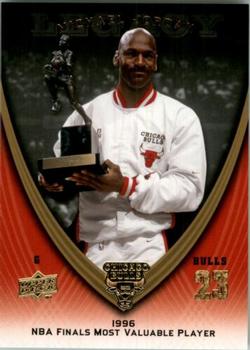 2008-09 Upper Deck Michael Jordan Legacy Collection #1156 Michael Jordan - Game 1156 Front
