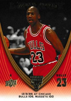 2008-09 Upper Deck Michael Jordan Legacy Collection #118 Michael Jordan - Game 118 Front