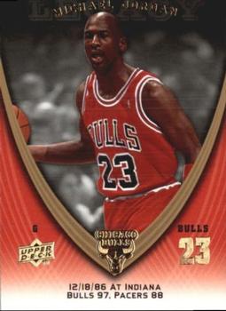 2008-09 Upper Deck Michael Jordan Legacy Collection #123 Michael Jordan - Game 123 Front