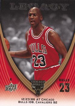 2008-09 Upper Deck Michael Jordan Legacy Collection #125 Michael Jordan - Game 125 Front