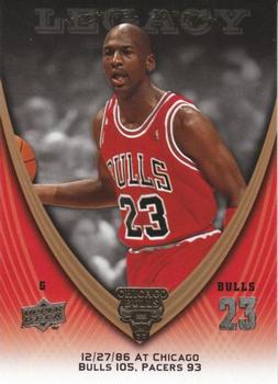2008-09 Upper Deck Michael Jordan Legacy Collection #127 Michael Jordan - Game 127 Front