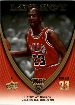 2008-09 Upper Deck Michael Jordan Legacy Collection #129 Michael Jordan - Game 129 Front