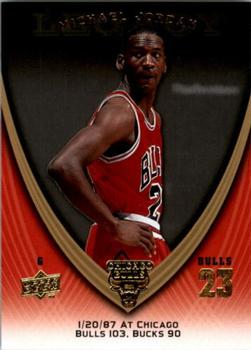 2008-09 Upper Deck Michael Jordan Legacy Collection #137 Michael Jordan - Game 137 Front