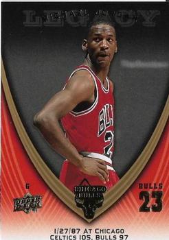 2008-09 Upper Deck Michael Jordan Legacy Collection #140 Michael Jordan - Game 140 Front