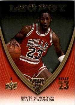 2008-09 Upper Deck Michael Jordan Legacy Collection #148 Michael Jordan - Game 148 Front
