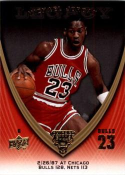 2008-09 Upper Deck Michael Jordan Legacy Collection #153 Michael Jordan - Game 153 Front