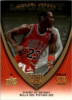 2008-09 Upper Deck Michael Jordan Legacy Collection #157 Michael Jordan - Game 157 Front