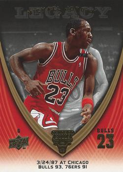 2008-09 Upper Deck Michael Jordan Legacy Collection #169 Michael Jordan - Game 169 Front