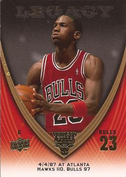 2008-09 Upper Deck Michael Jordan Legacy Collection #176 Michael Jordan - Game 176 Front