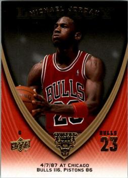 2008-09 Upper Deck Michael Jordan Legacy Collection #177 Michael Jordan - Game 177 Front