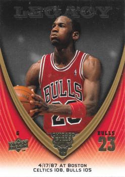 2008-09 Upper Deck Michael Jordan Legacy Collection #182 Michael Jordan - Game 182 Front