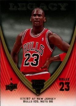 2008-09 Upper Deck Michael Jordan Legacy Collection #185 Michael Jordan - Game 185 Front