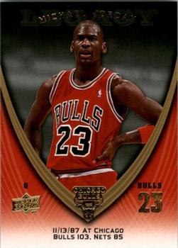 2008-09 Upper Deck Michael Jordan Legacy Collection #186 Michael Jordan - Game 186 Front