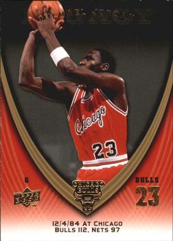 2008-09 Upper Deck Michael Jordan Legacy Collection #20 Michael Jordan - Game 20 Front