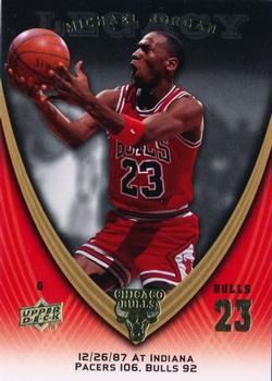 2008-09 Upper Deck Michael Jordan Legacy Collection #208 Michael Jordan - Game 208 Front