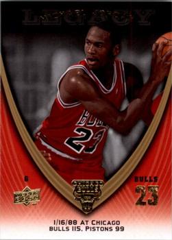 2008-09 Upper Deck Michael Jordan Legacy Collection #216 Michael Jordan - Game 216 Front
