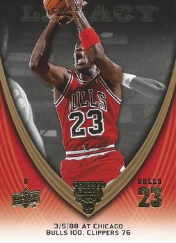 2008-09 Upper Deck Michael Jordan Legacy Collection #240 Michael Jordan - Game 240 Front