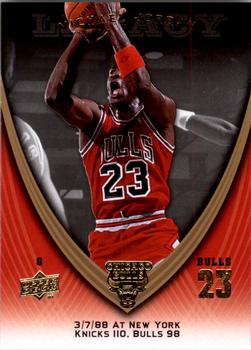 2008-09 Upper Deck Michael Jordan Legacy Collection #241 Michael Jordan - Game 241 Front